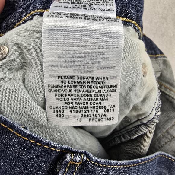 Levis 527 Jeans Mens 36x30 Blue Boot Cut Denim Western Cowboy Rodeo Cotton - Picture 6 of 14